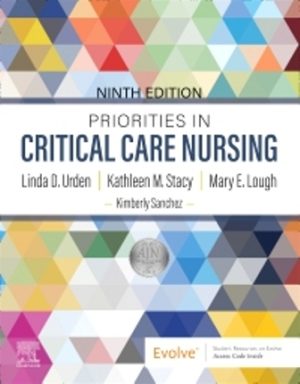 Priorities in Critical Care Nursing 9th Edition Urden