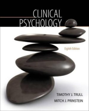 Clinical Psychology 8th Edition Trull